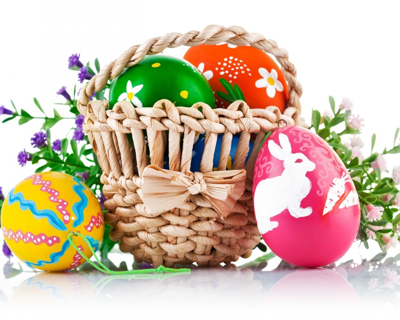 Easter Basket for 1280 x 1024 resolution