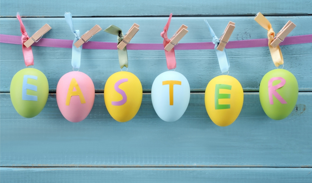 Easter Decorations for 1024 x 600 widescreen resolution