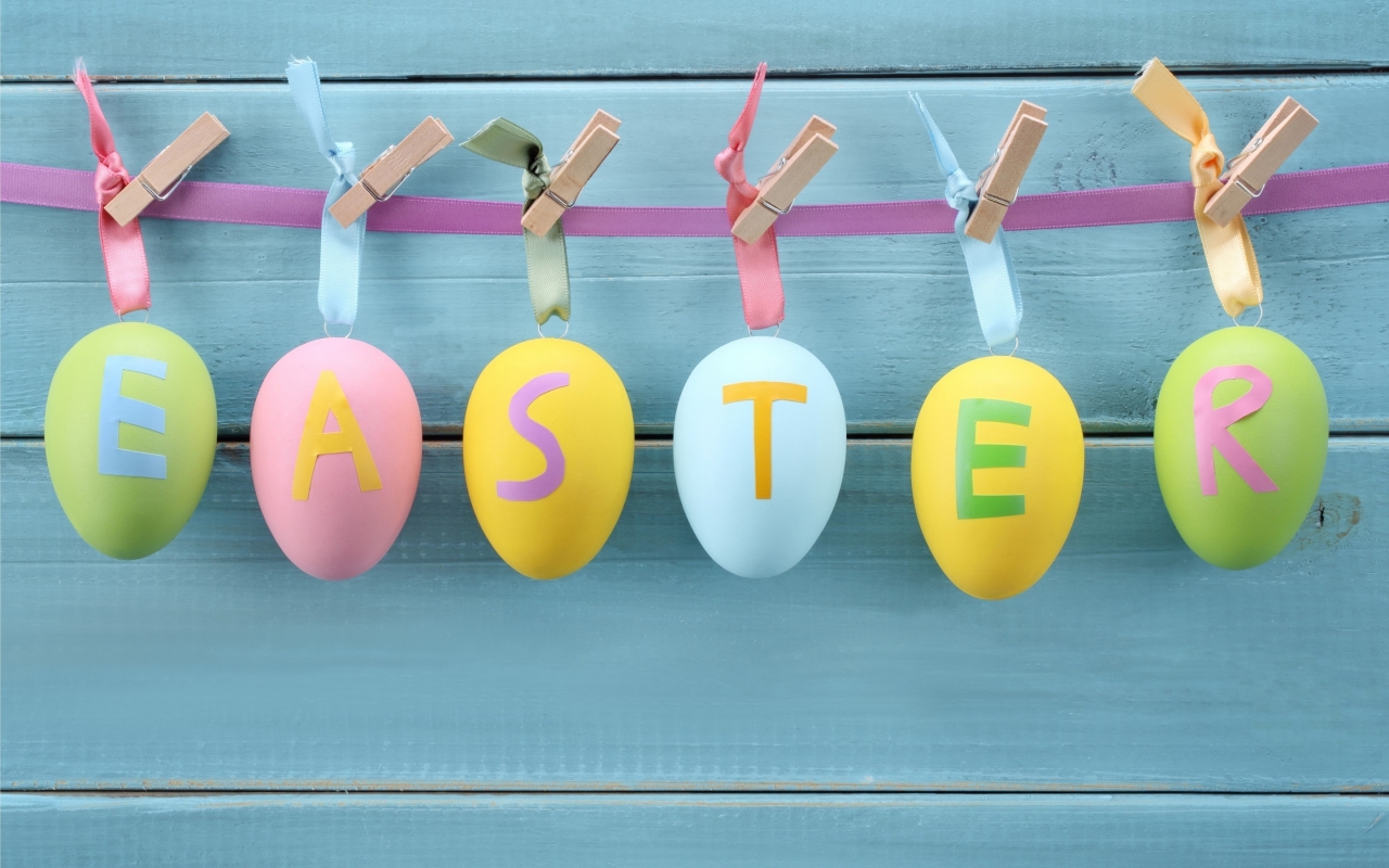 Easter Decorations for 1280 x 800 widescreen resolution