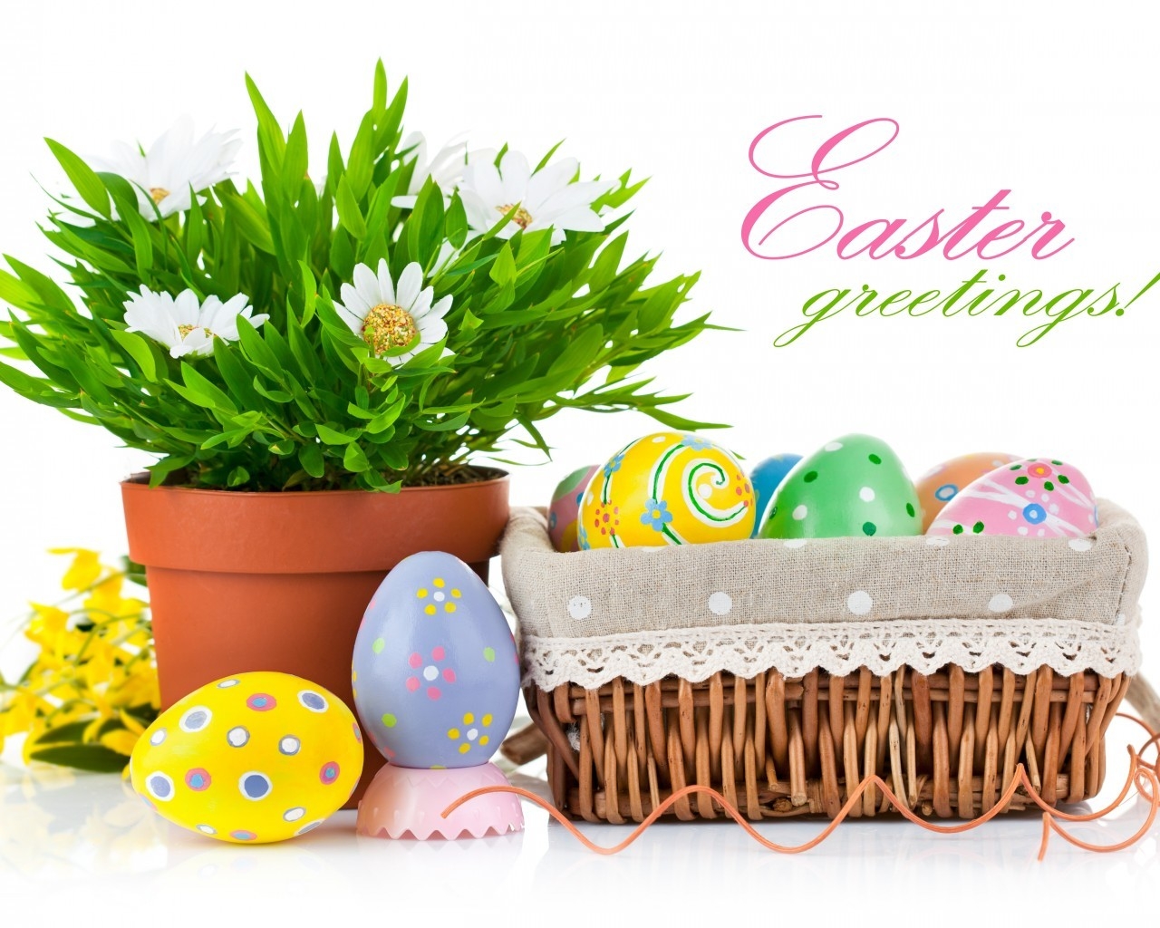Easter Greetings for 1280 x 1024 resolution