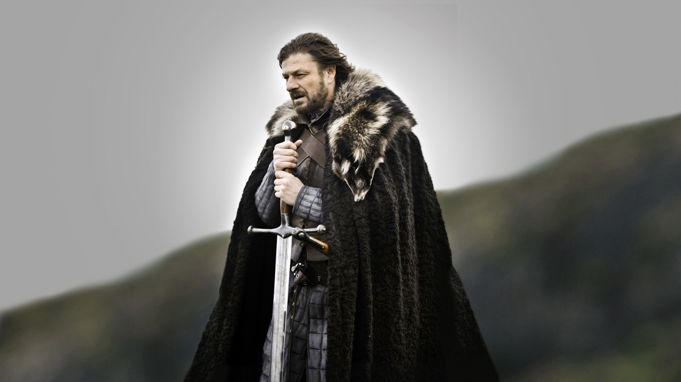 Eddard Stark for 1366 x 768 HDTV resolution