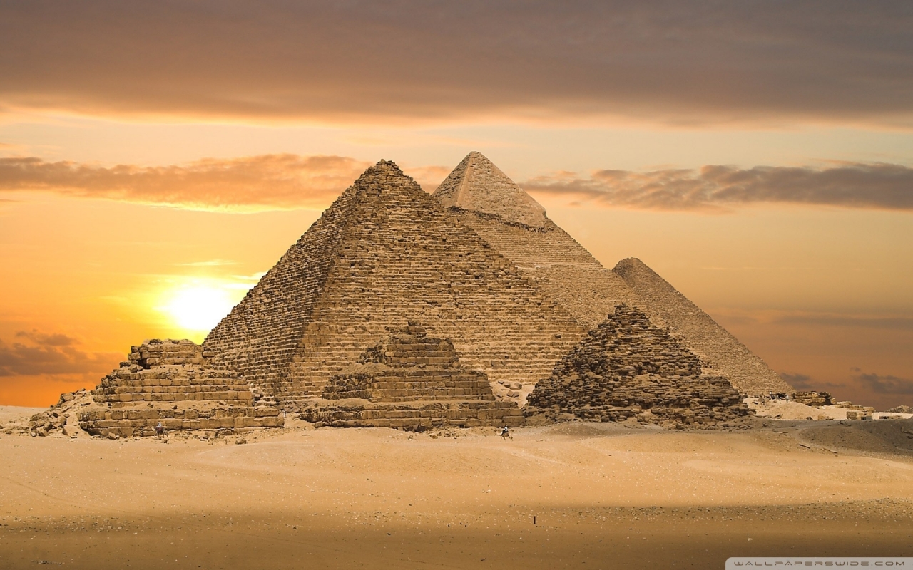 Egyptian Pyramids for 1280 x 800 widescreen resolution