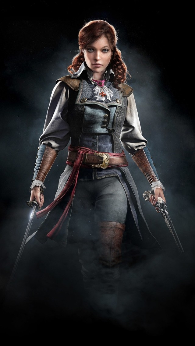 Elise Assassins Creed Unity  for 640 x 1136 iPhone 5 resolution