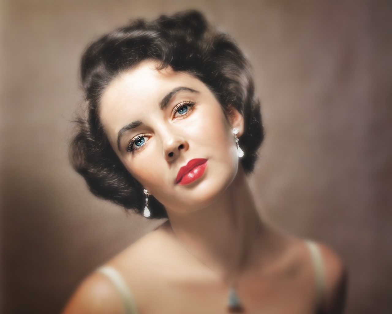 Elizabeth Taylor Blue Eyes for 1280 x 1024 resolution