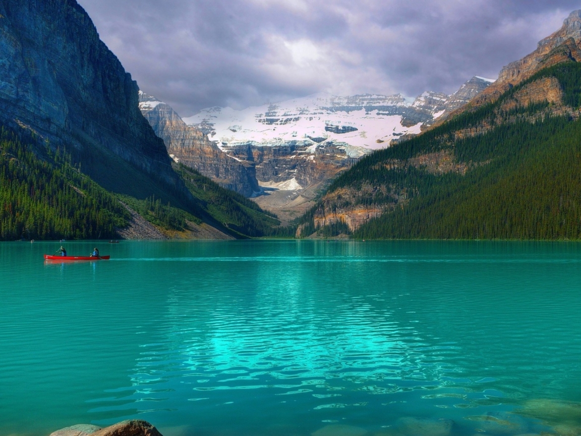 Emerald Lake Louise Canada for 1152 x 864 resolution
