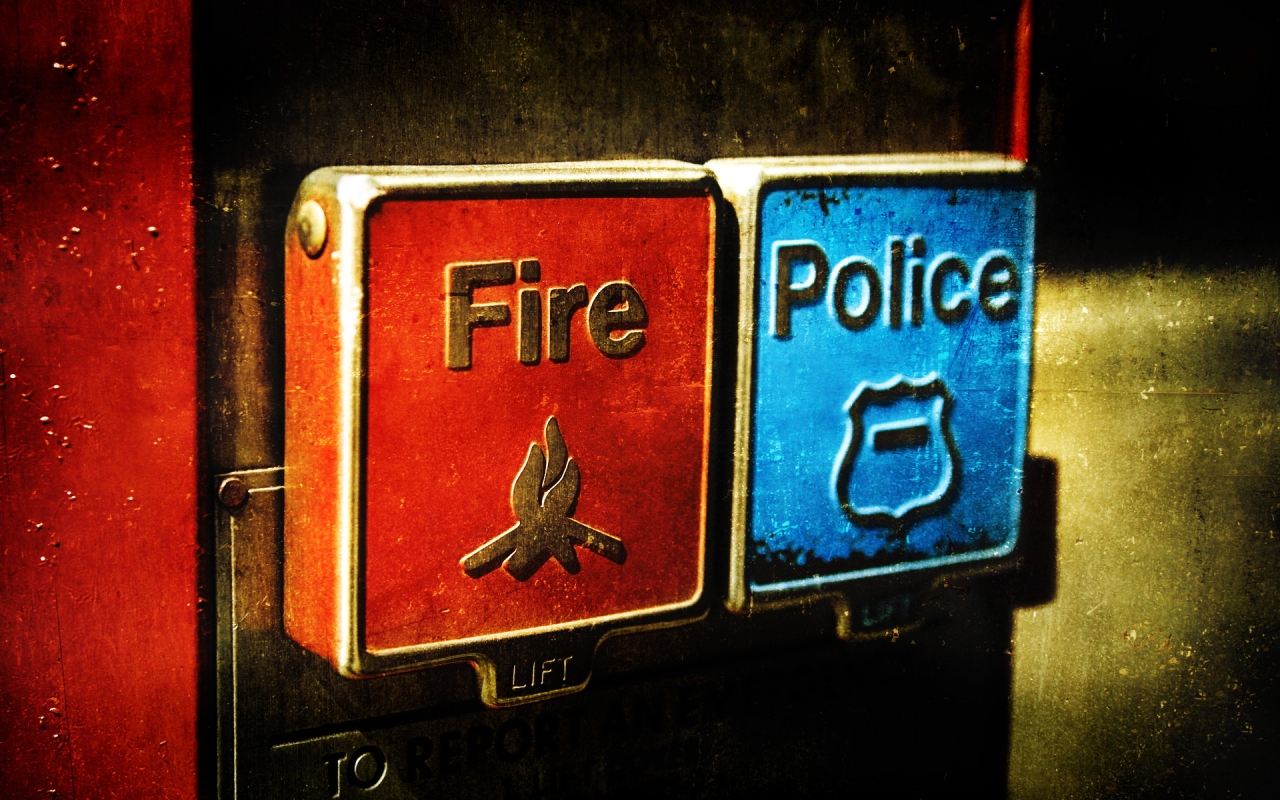 Emergency Fire and Police for 1280 x 800 widescreen resolution