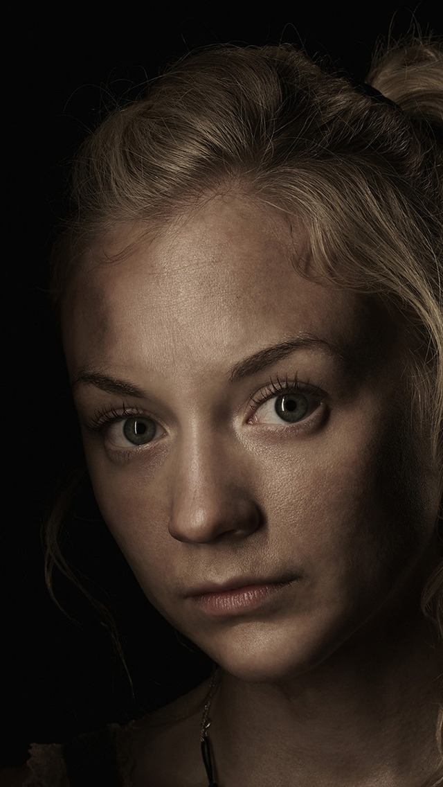 Emily Kinney Walking Dead for 640 x 1136 iPhone 5 resolution