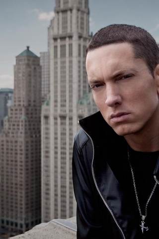 Eminem Close Look for 320 x 480 iPhone resolution