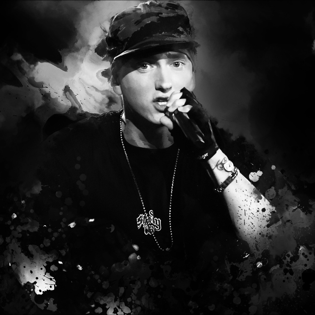 Eminem Fan Art for 1024 x 1024 iPad resolution
