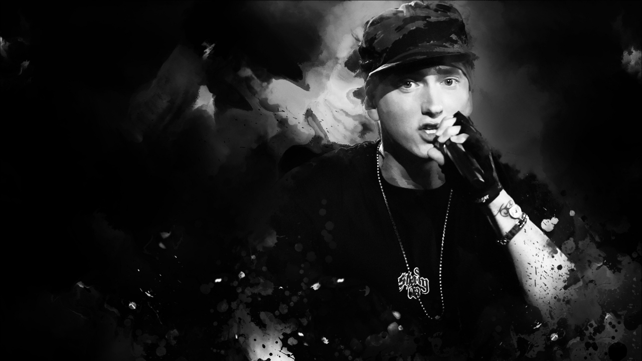 Eminem Fan Art for 1280 x 720 HDTV 720p resolution