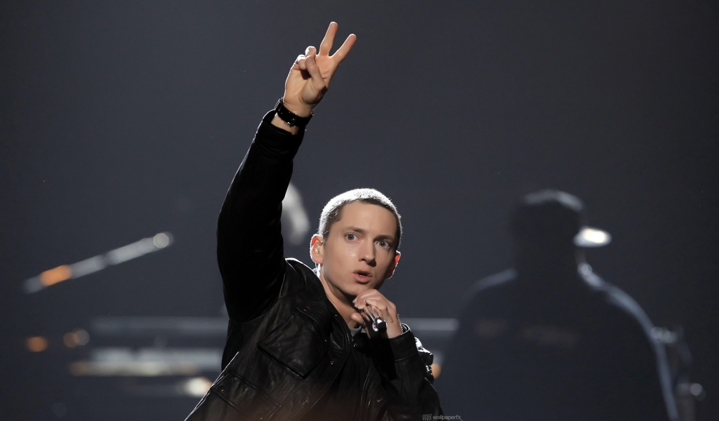 Eminem Peace for 1024 x 600 widescreen resolution
