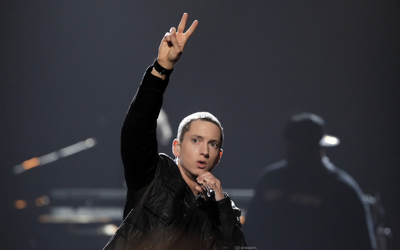 Eminem Peace for 1280 x 800 widescreen resolution