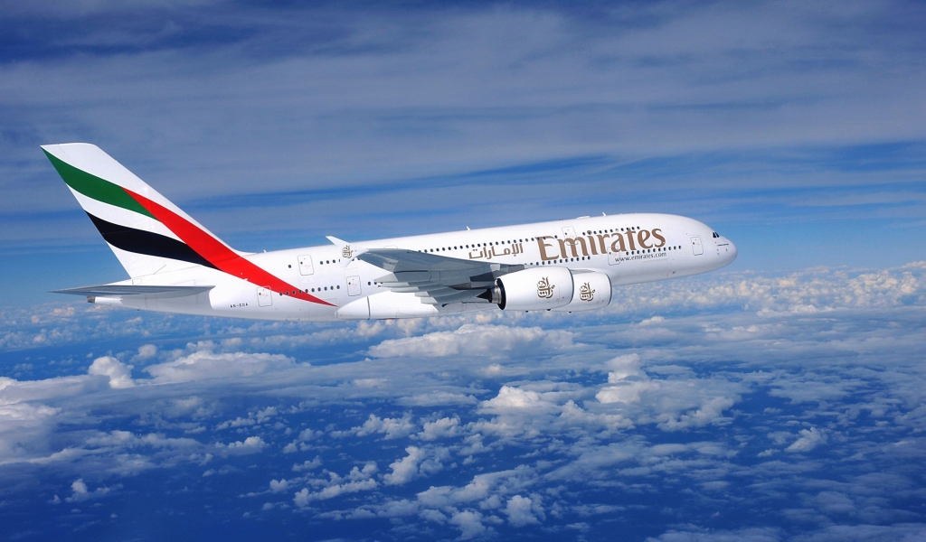 Emirates Airline for 1024 x 600 widescreen resolution