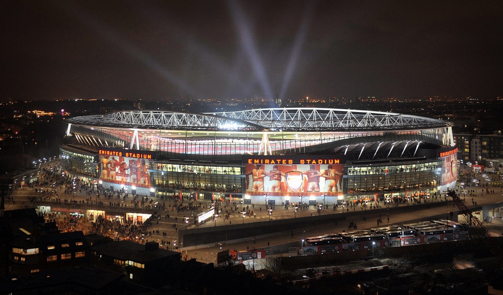 Emirates Stadium for 1024 x 600 widescreen resolution