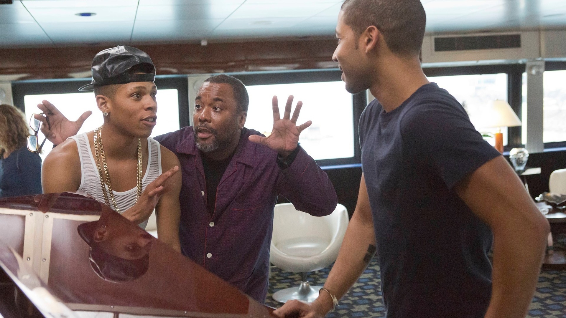 Empire Lee Daniels, Bryshere Gray and Jussie Smollett for 1920 x 1080 HDTV 1080p resolution