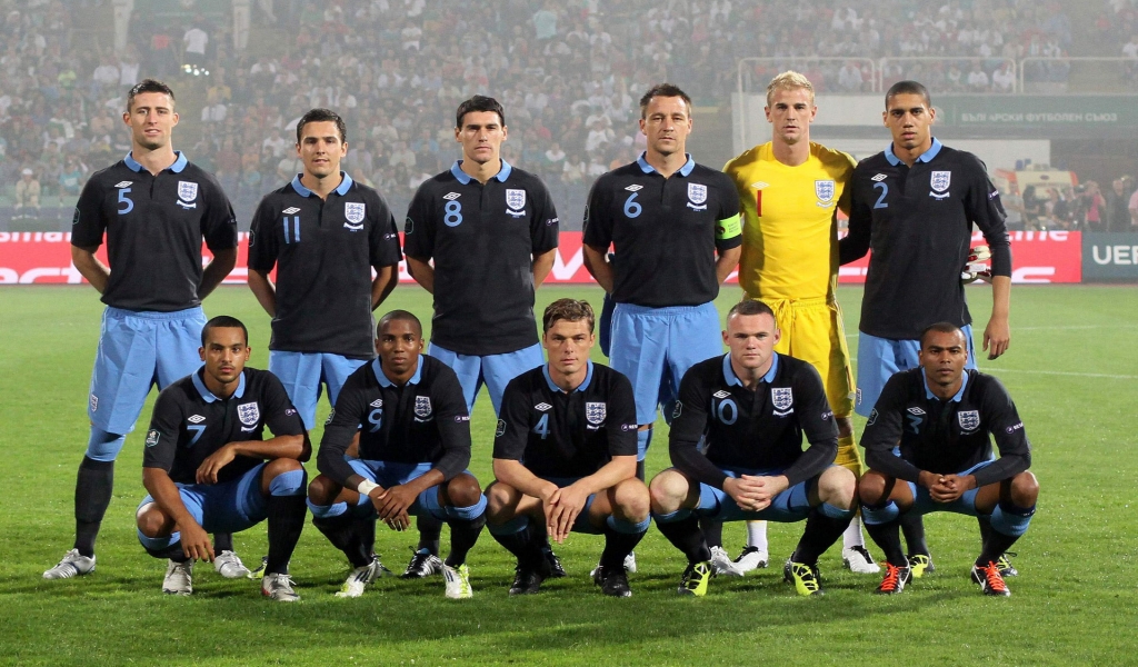 England National Team for 1024 x 600 widescreen resolution