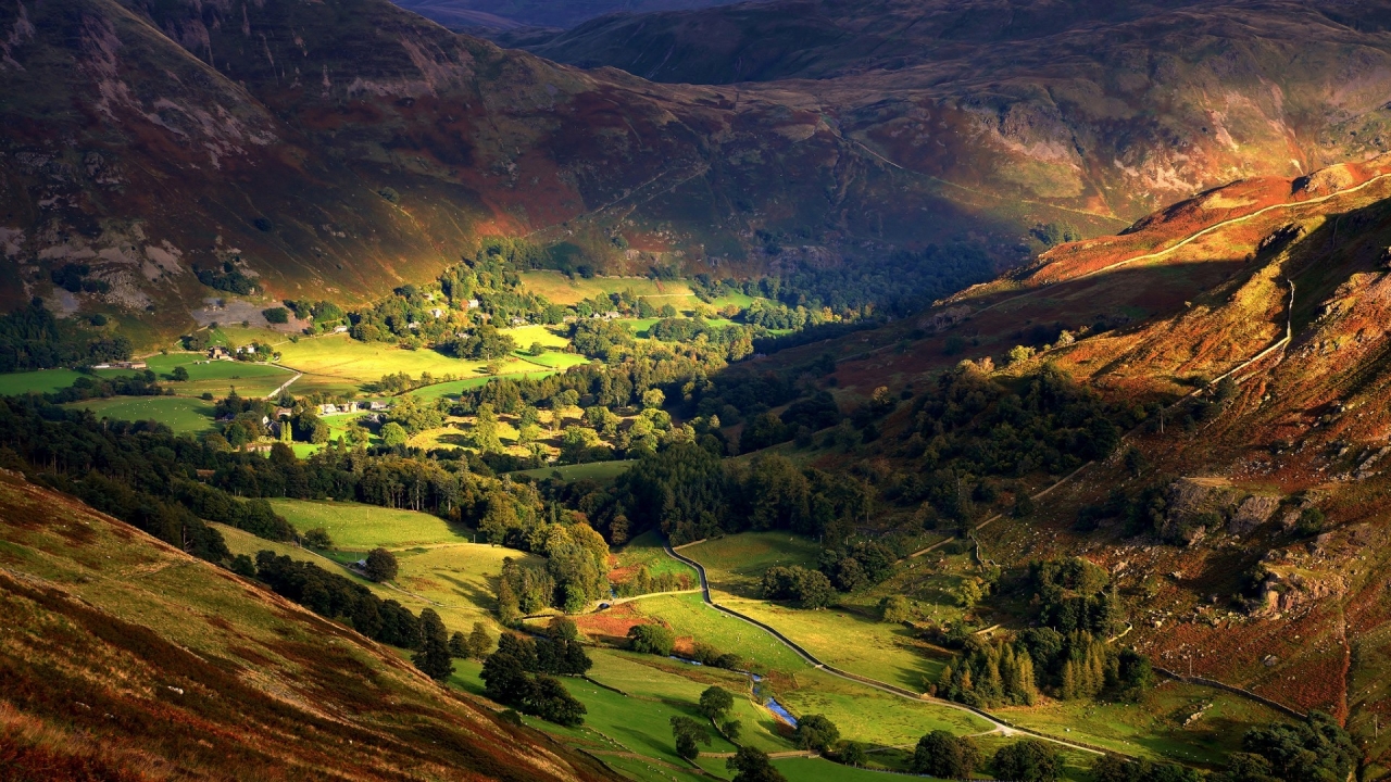 England Valley for 1280 x 720 HDTV 720p resolution