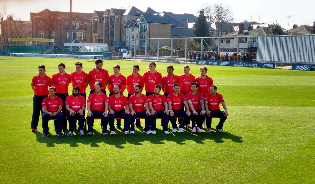 Essex Cricket Squad for 1024 x 600 widescreen resolution