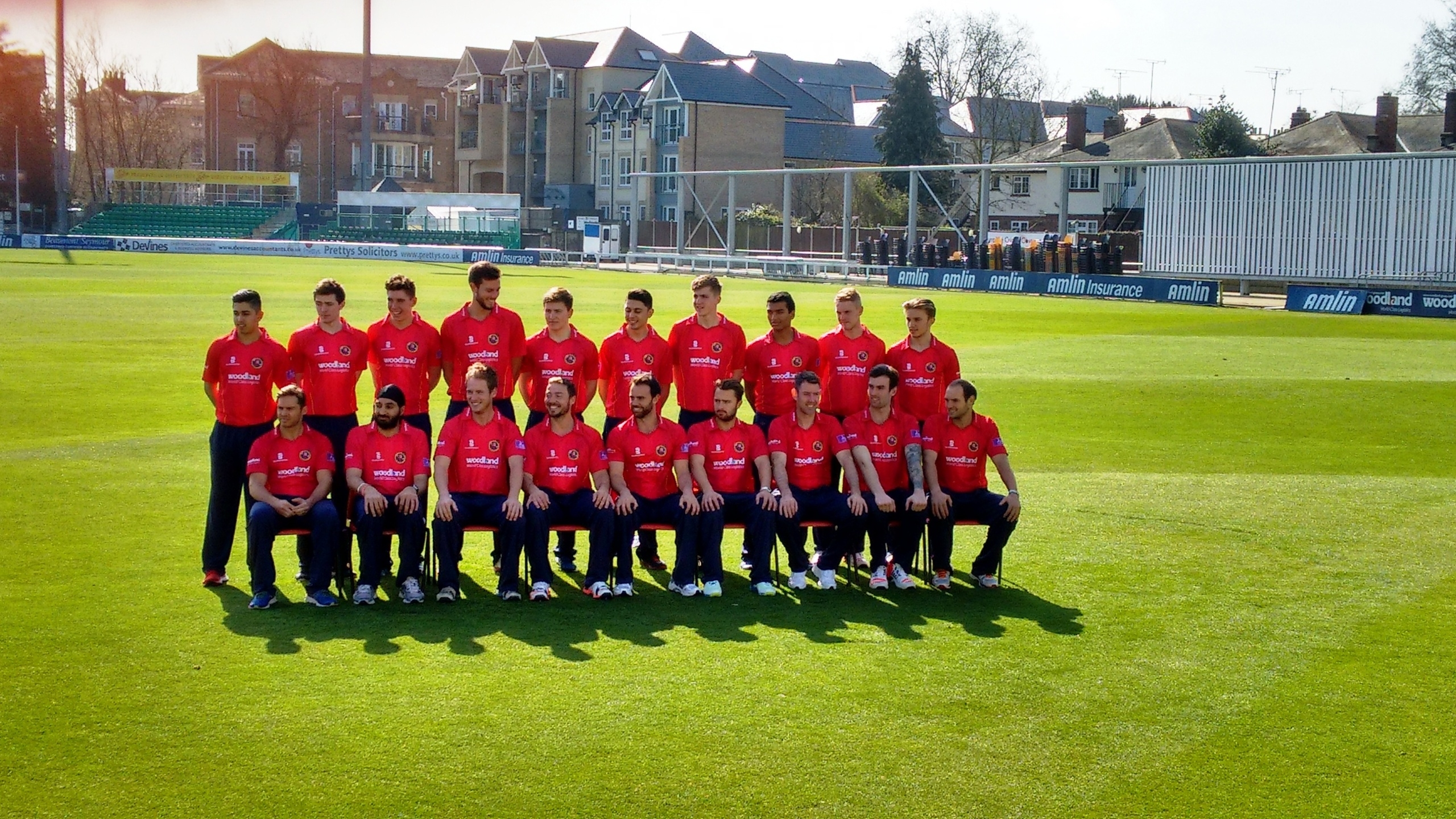 Essex Cricket Squad for 2560x1440 HDTV resolution