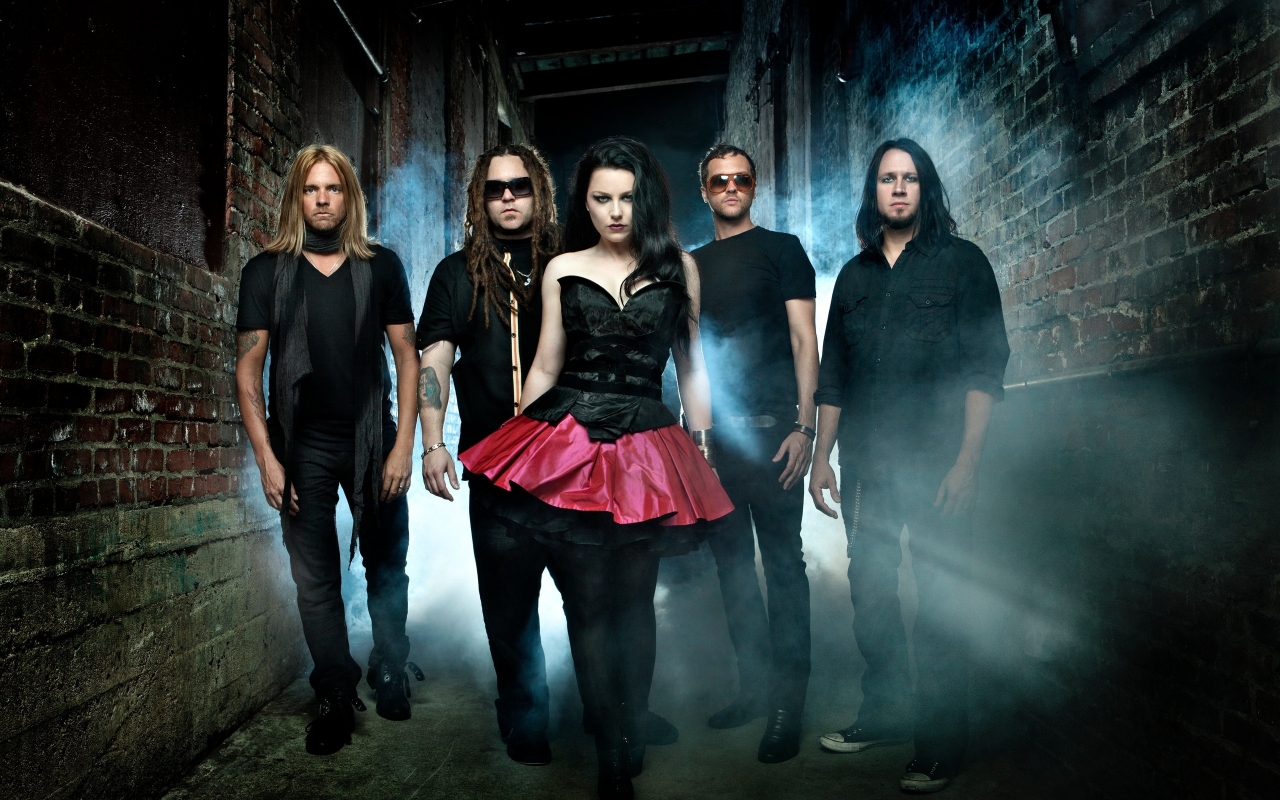 Evanescence for 1280 x 800 widescreen resolution