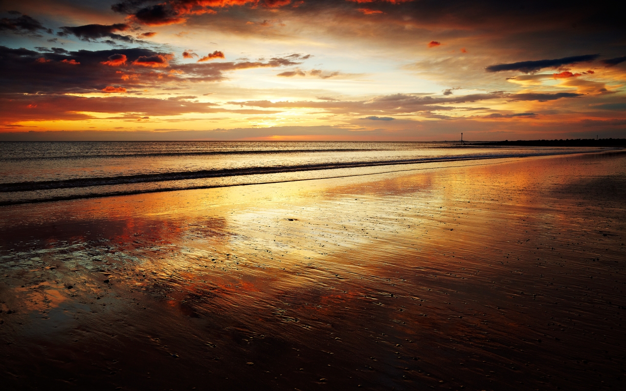 Evening Sunset for 1280 x 800 widescreen resolution