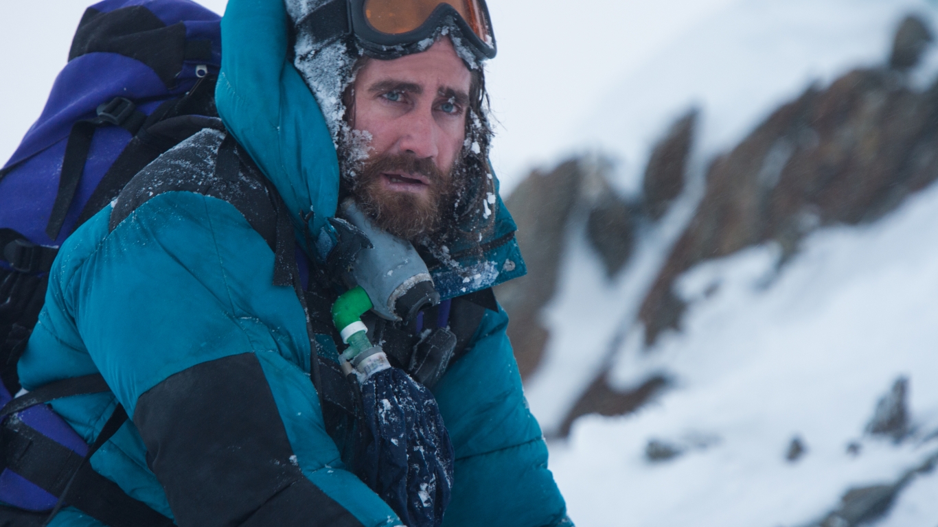Everest Movie Jake Gyllenhaal for 1366 x 768 HDTV resolution