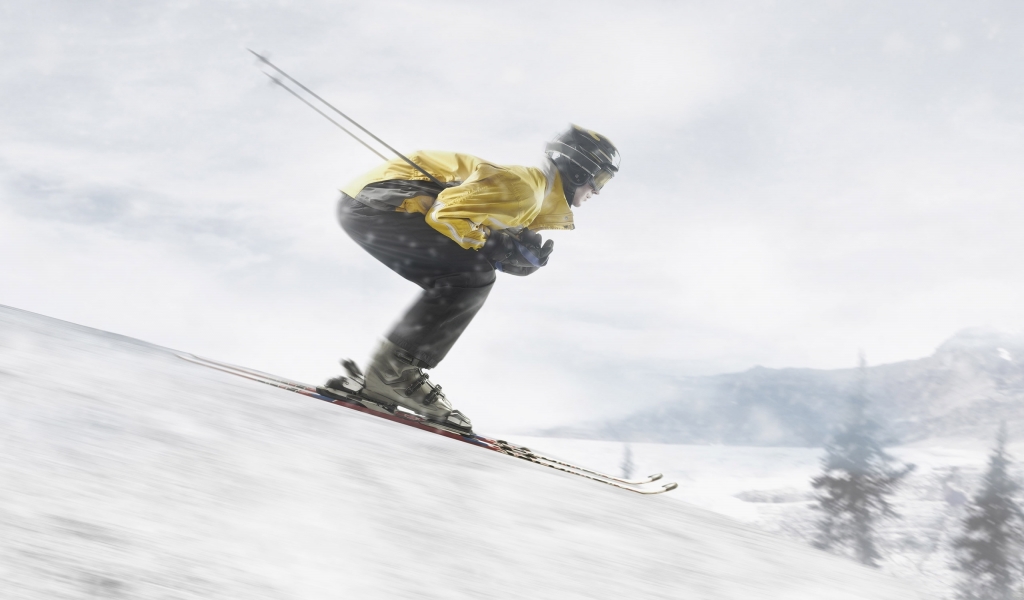 Exceptional Ski for 1024 x 600 widescreen resolution