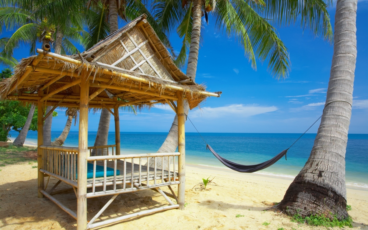Exotic Beach and Accessories for 1280 x 800 widescreen resolution