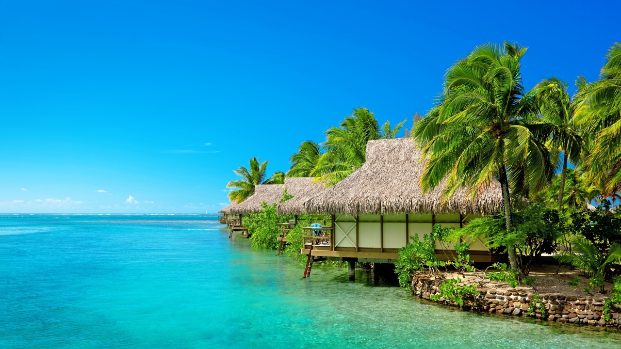 Exotic Resort for 1280 x 720 HDTV 720p resolution