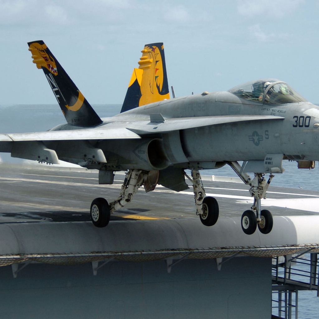 F 18 Super Hornet Fighter for 1024 x 1024 iPad resolution