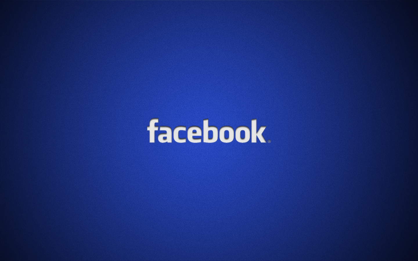 Facebook Logo for 1440 x 900 widescreen resolution