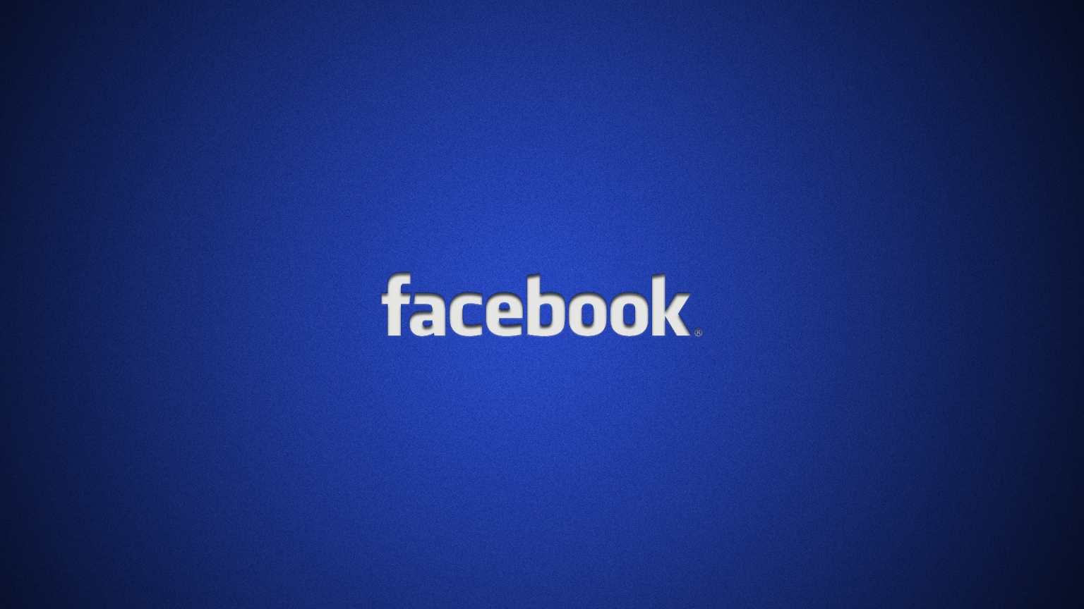 Facebook Logo for 1536 x 864 HDTV resolution