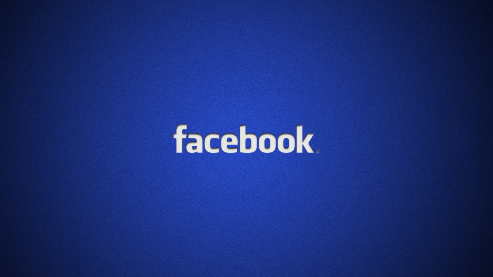 Facebook Logo for 1680 x 945 HDTV resolution