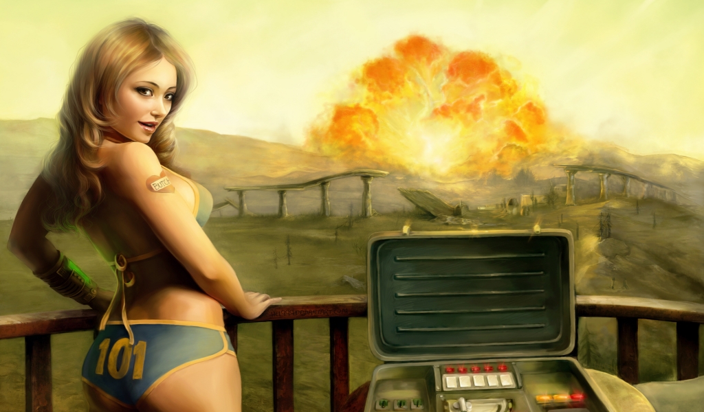 Fallout 3 for 1024 x 600 widescreen resolution
