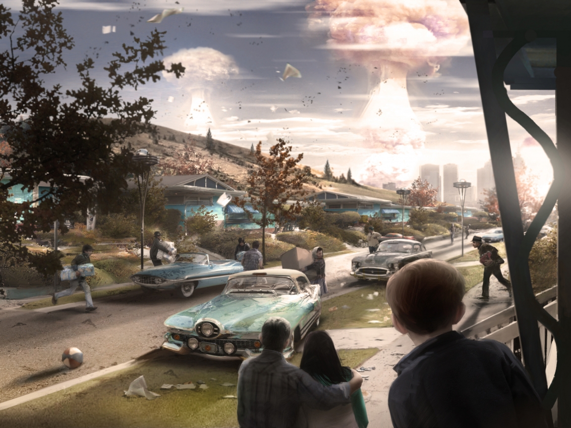 Fallout 4 Concept Blast for 1152 x 864 resolution