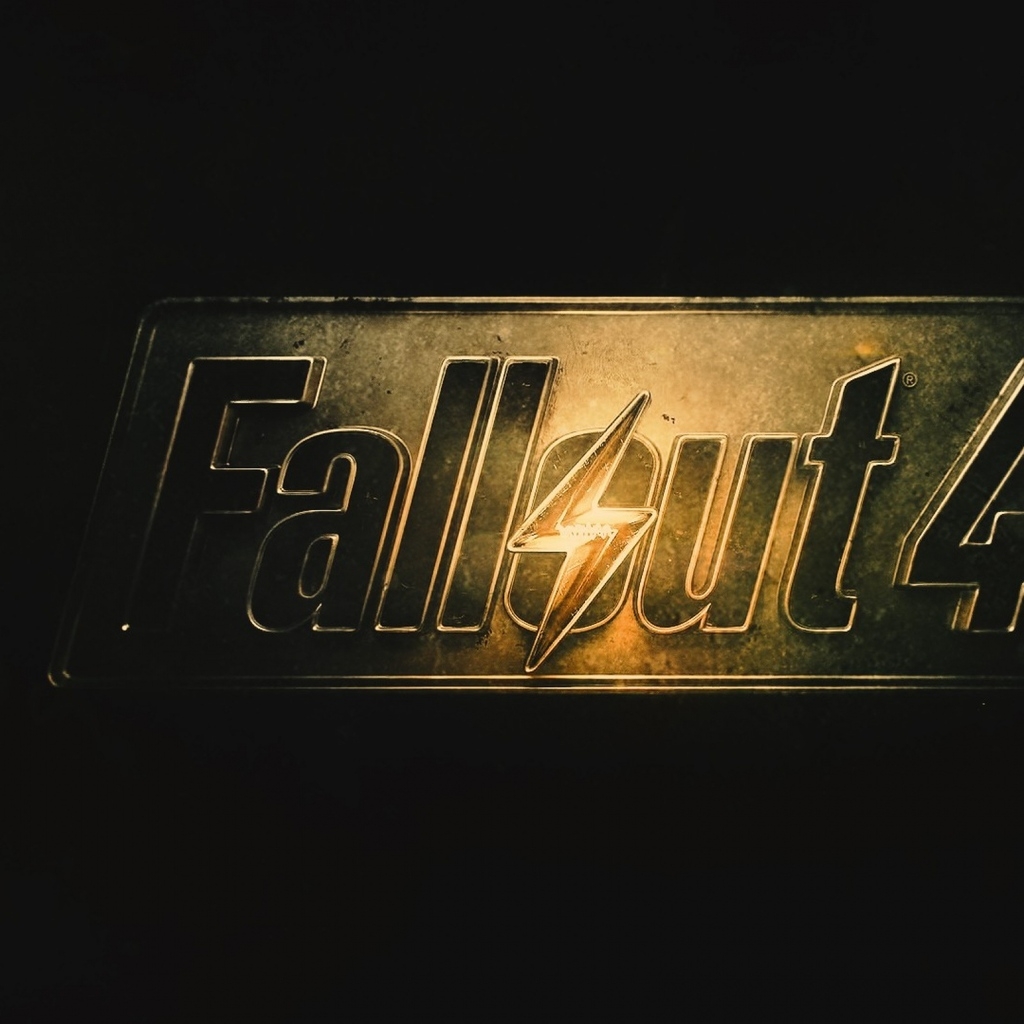 Fallout 4 Logo for 1024 x 1024 iPad resolution