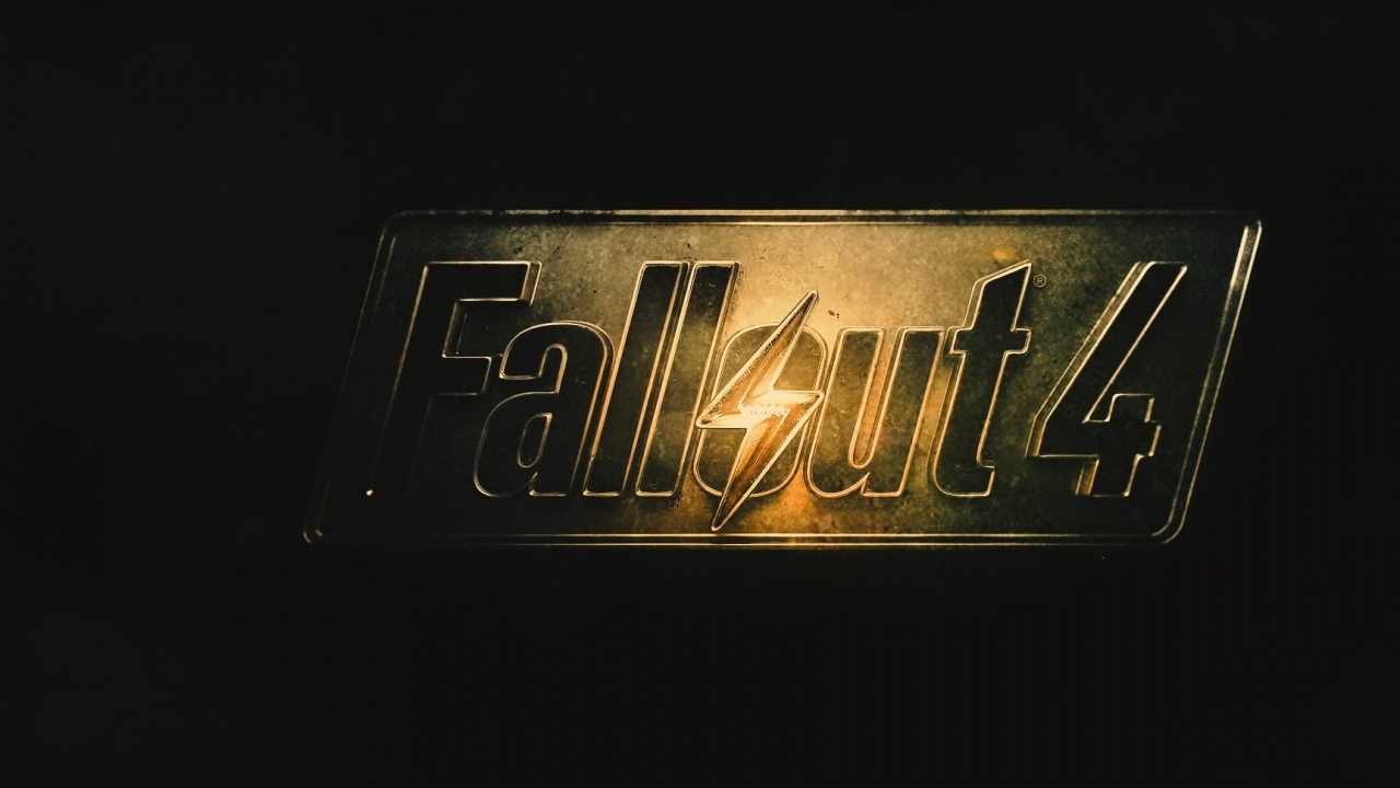 Fallout 4 Logo for 1280 x 720 HDTV 720p resolution