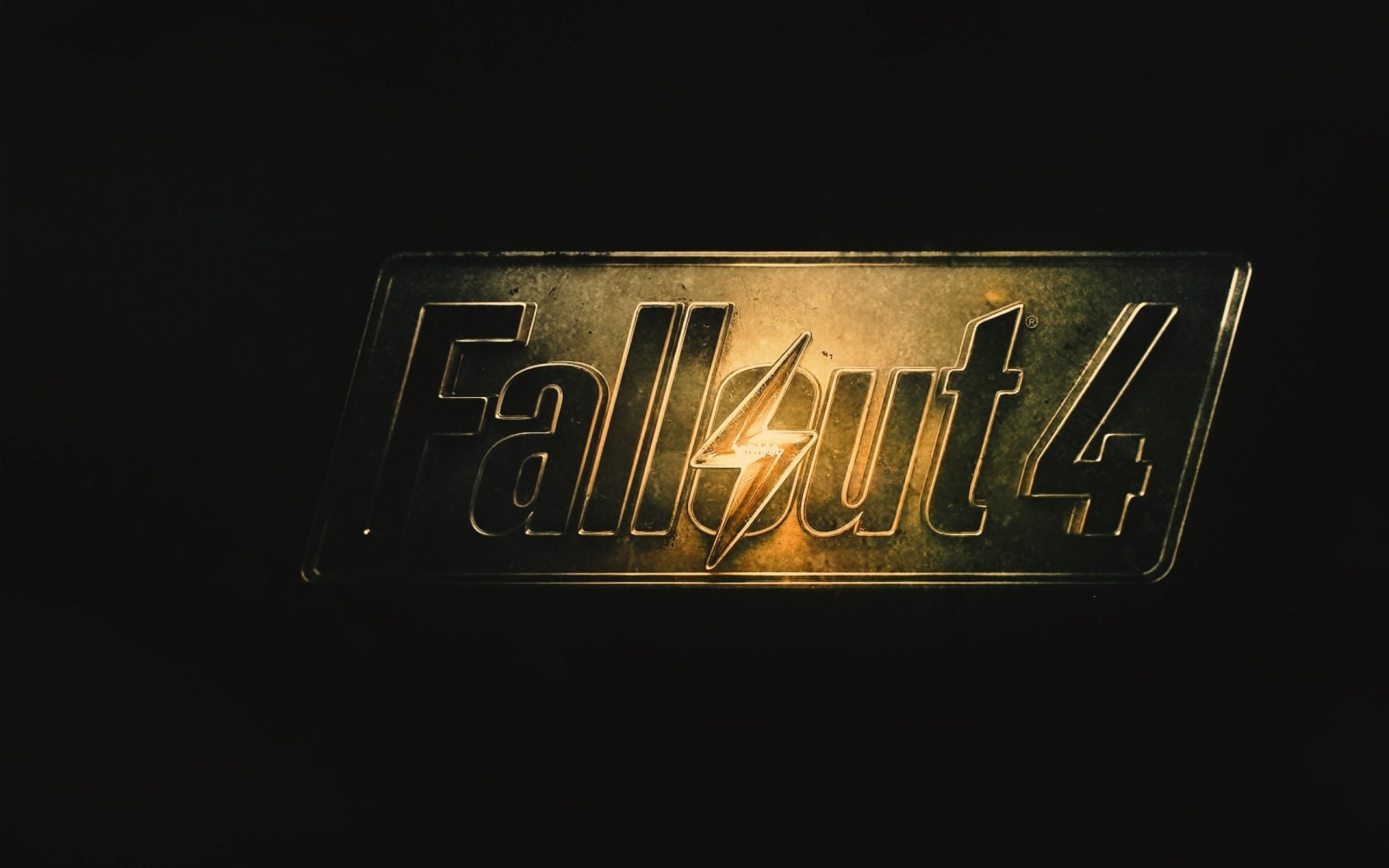 Fallout 4 Logo for 1920 x 1200 widescreen resolution