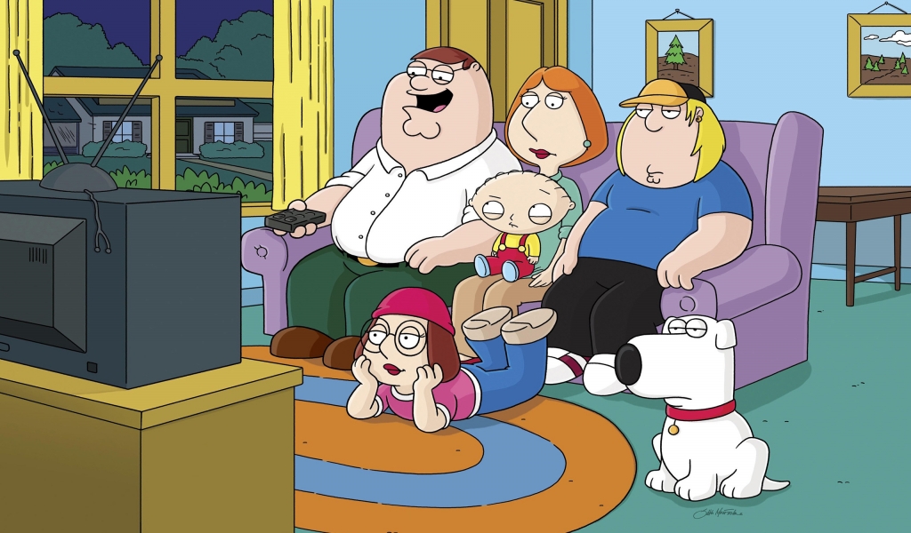 Family Guy for 1024 x 600 widescreen resolution