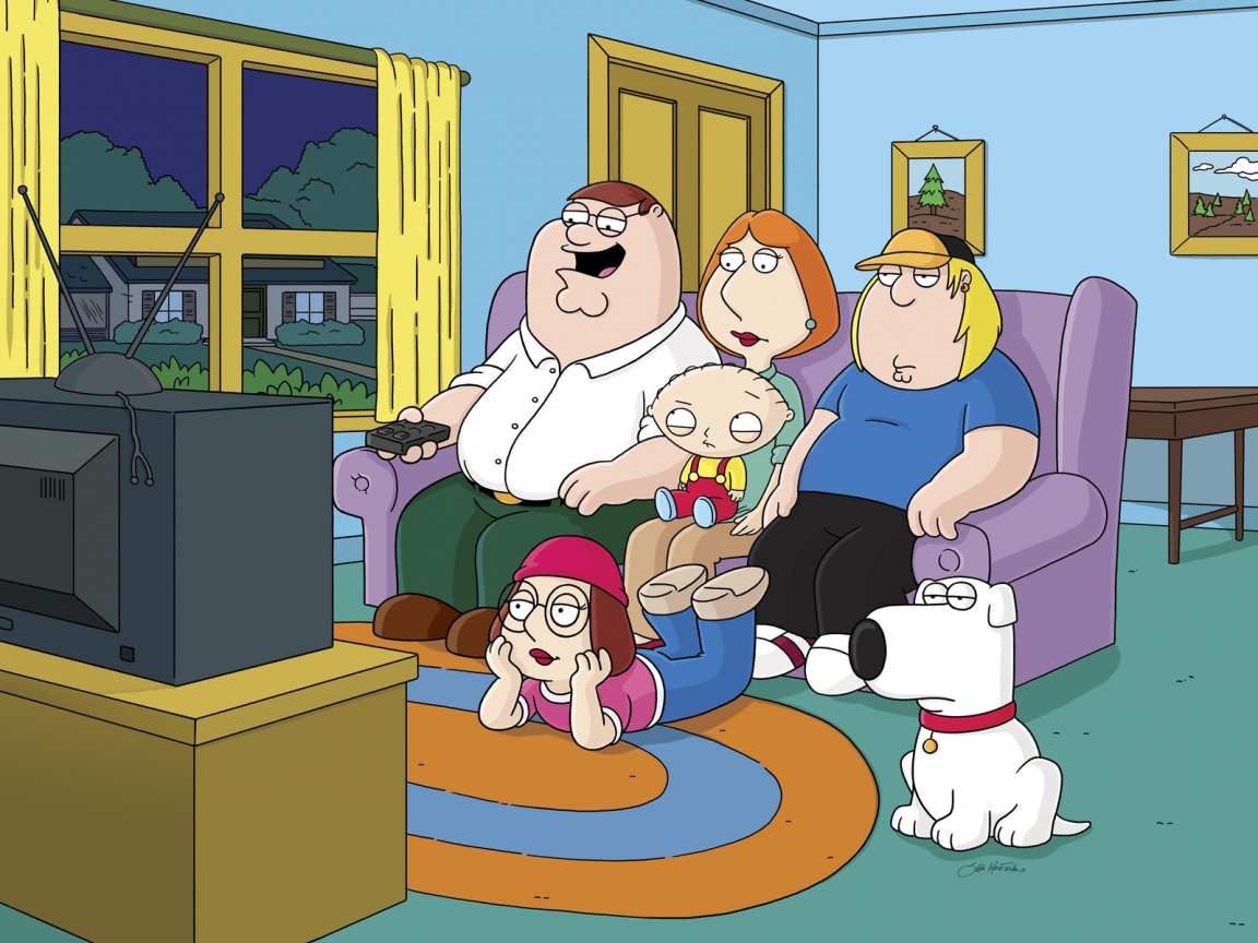 Family Guy for 1152 x 864 resolution