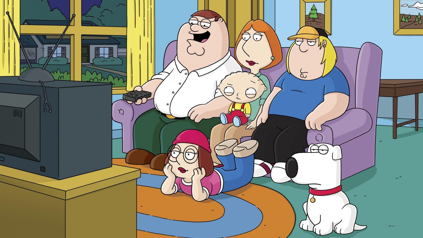 Family Guy for 1366 x 768 HDTV resolution