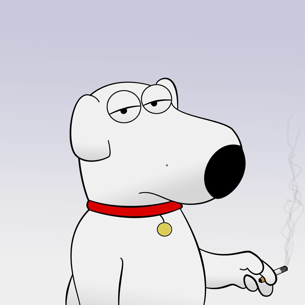 Family Guy Brian for 1024 x 1024 iPad resolution
