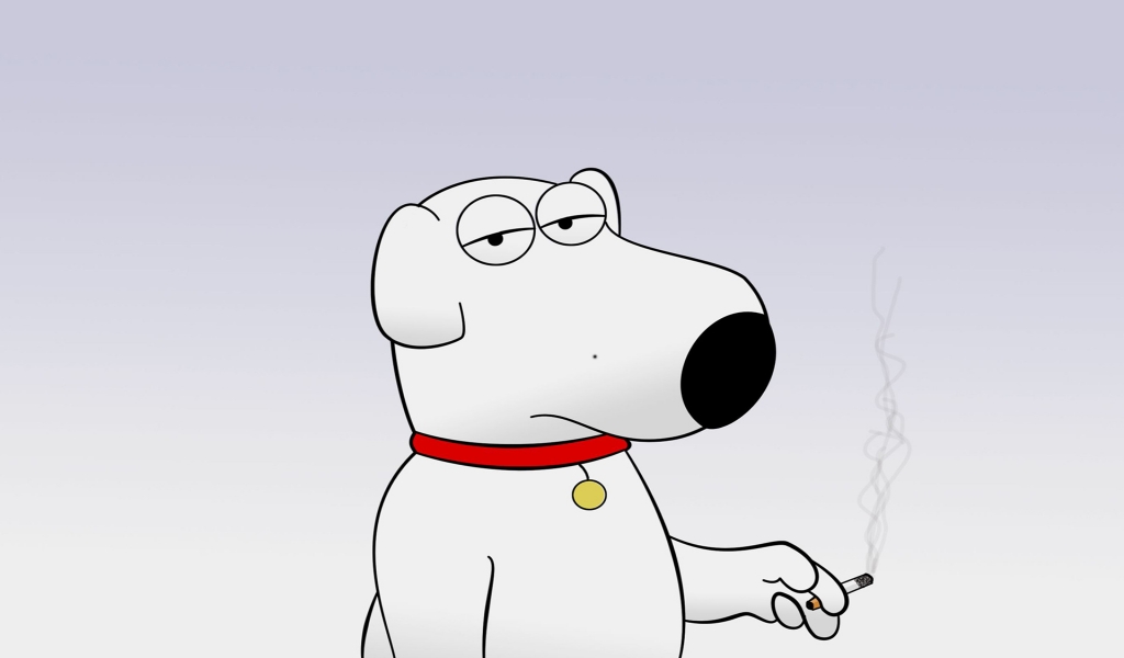 Family Guy Brian for 1024 x 600 widescreen resolution