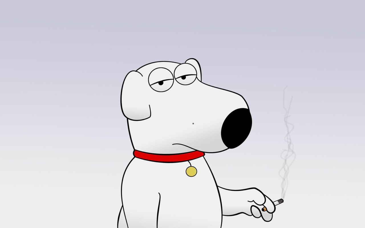 Family Guy Brian for 1280 x 800 widescreen resolution