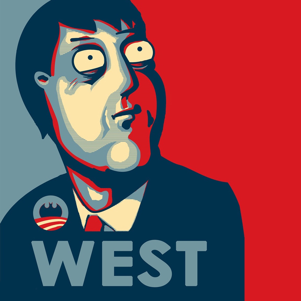 Family Guy Mayor West for 1024 x 1024 iPad resolution