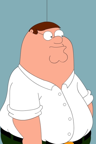 Family Guy Peter Griffin for 320 x 480 iPhone resolution