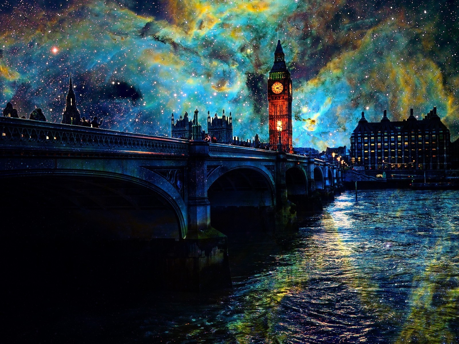 Fanasy Night In London for 1600 x 1200 resolution