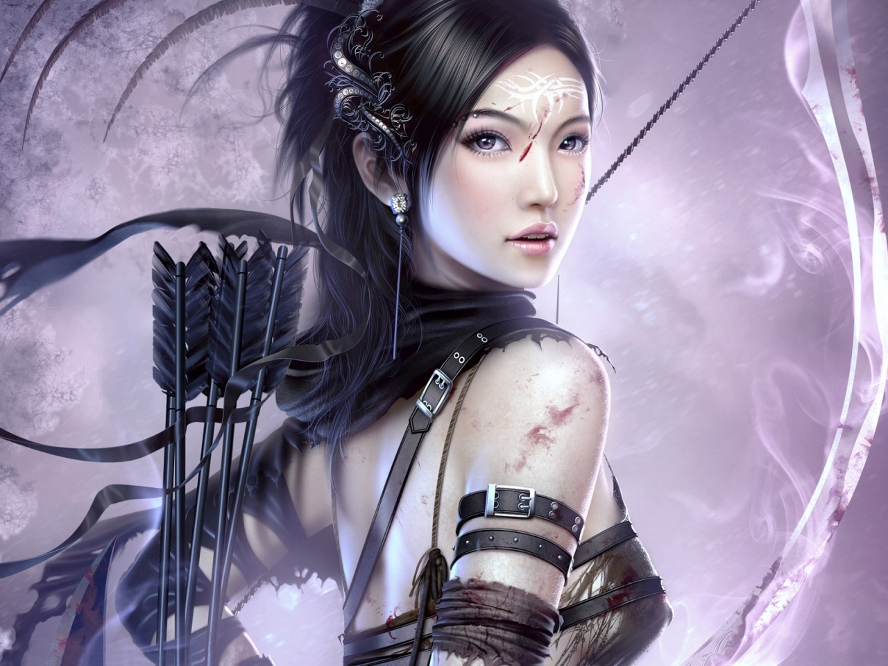 Fantasy girl Archer for 1280 x 960 resolution