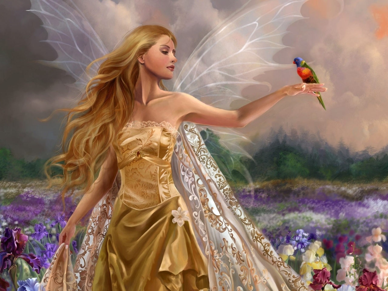 Fantasy girl Faire for 1280 x 960 resolution