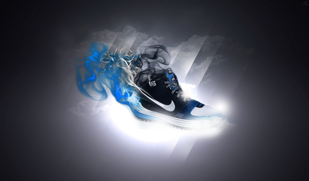 Fantasy Nike Shoes for 1024 x 600 widescreen resolution